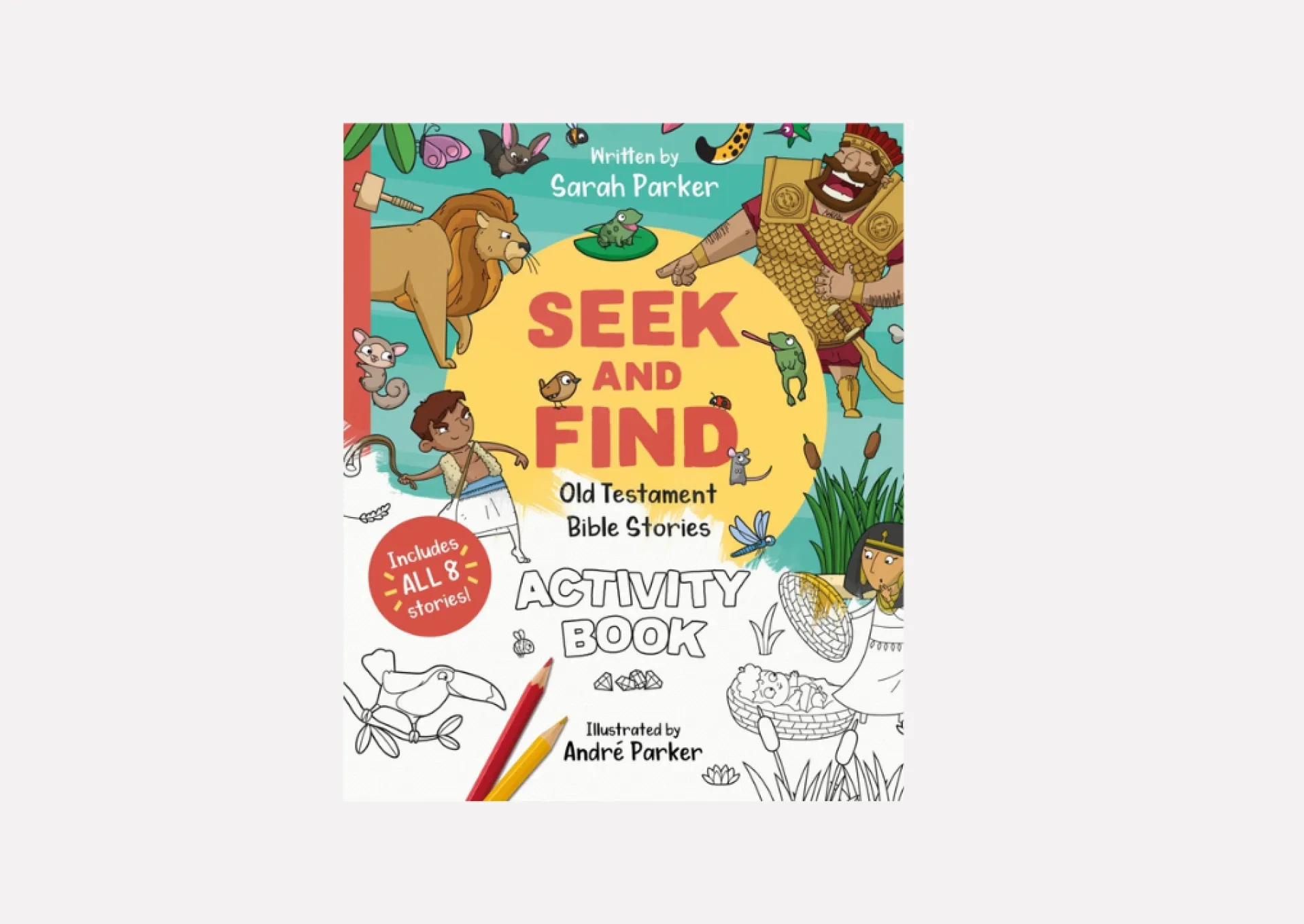 Seek and Find Old Testament Activity and Colouring Book