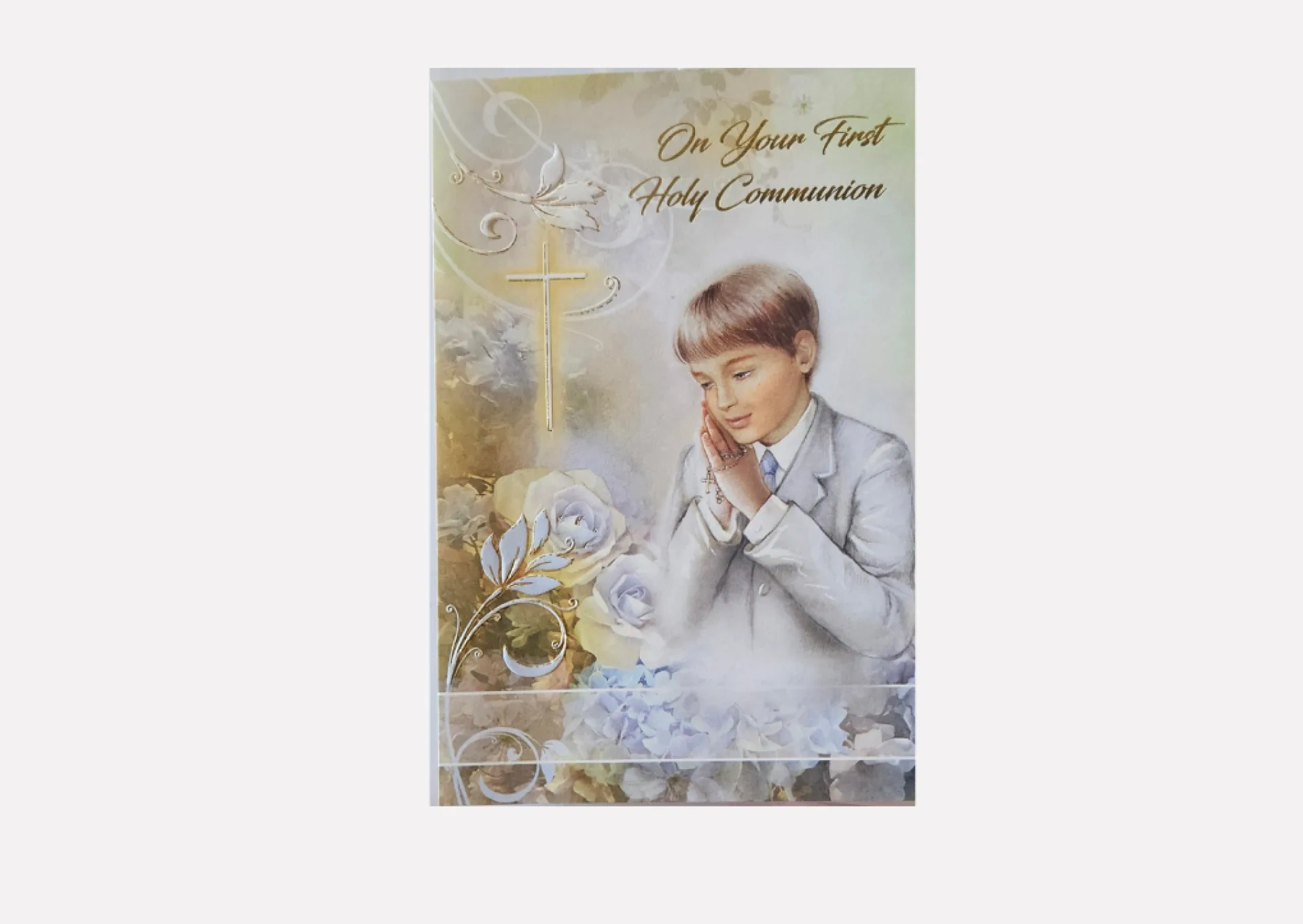 Boys Communion Card