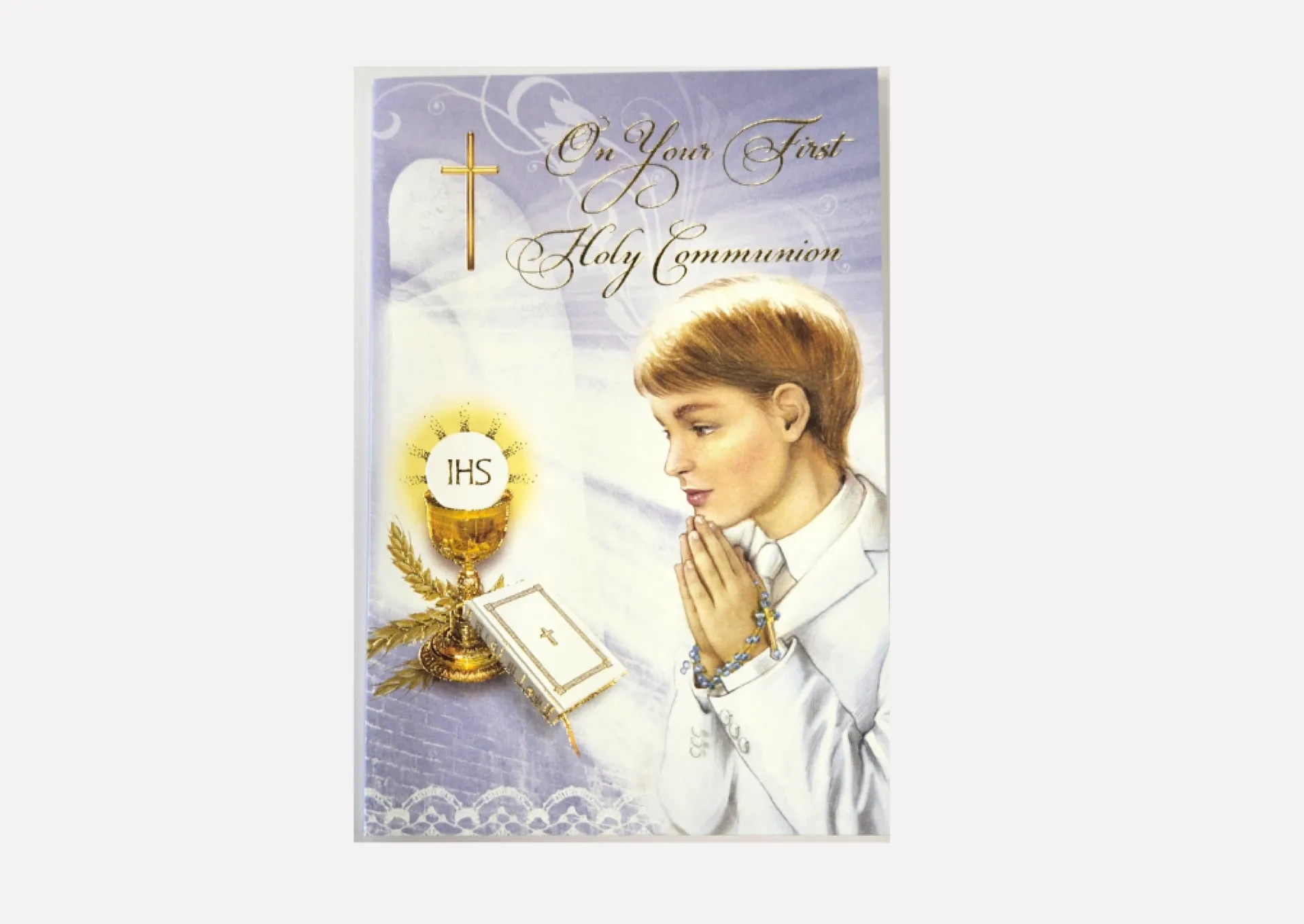 Boy's Communion Card