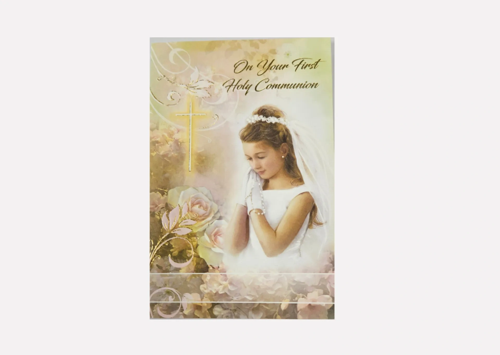 Girl's Communion Card