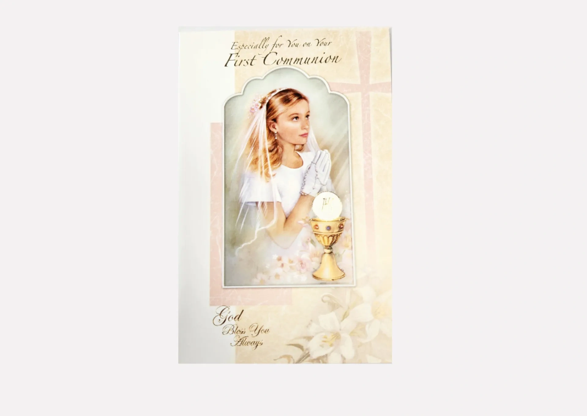 Girl's Communion Card