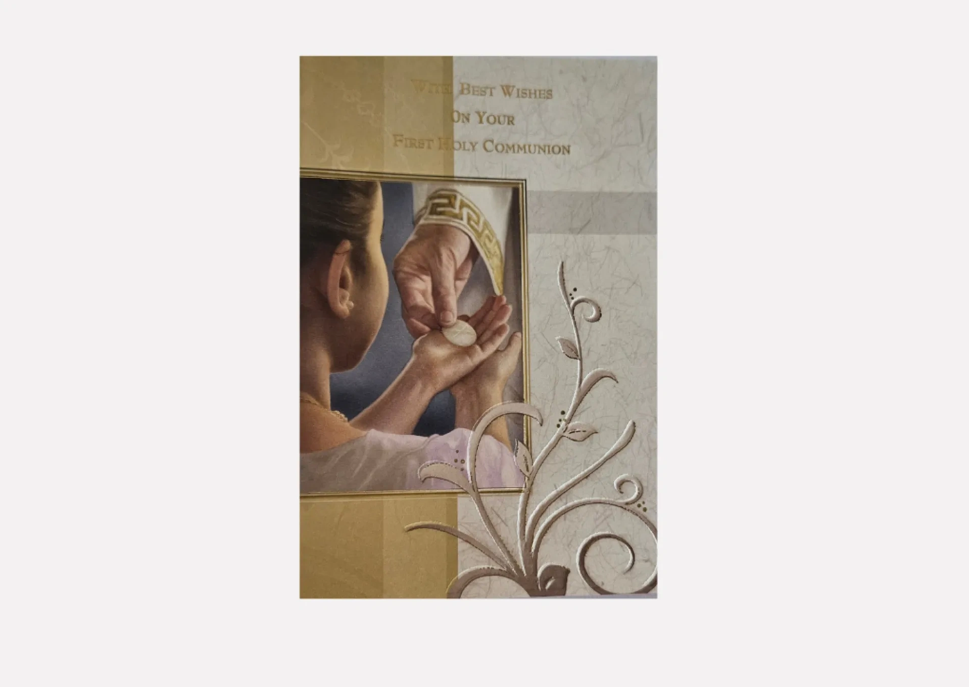 Girl's Communion Card