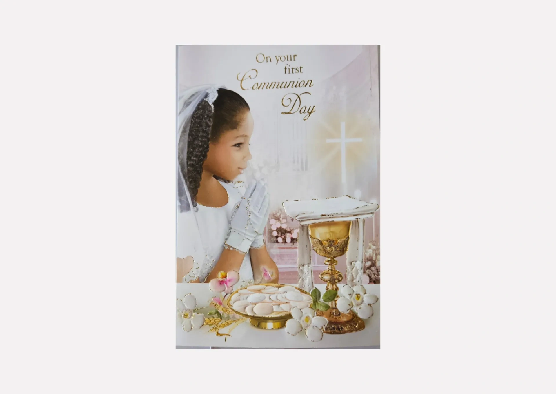 Girl's Communion Card