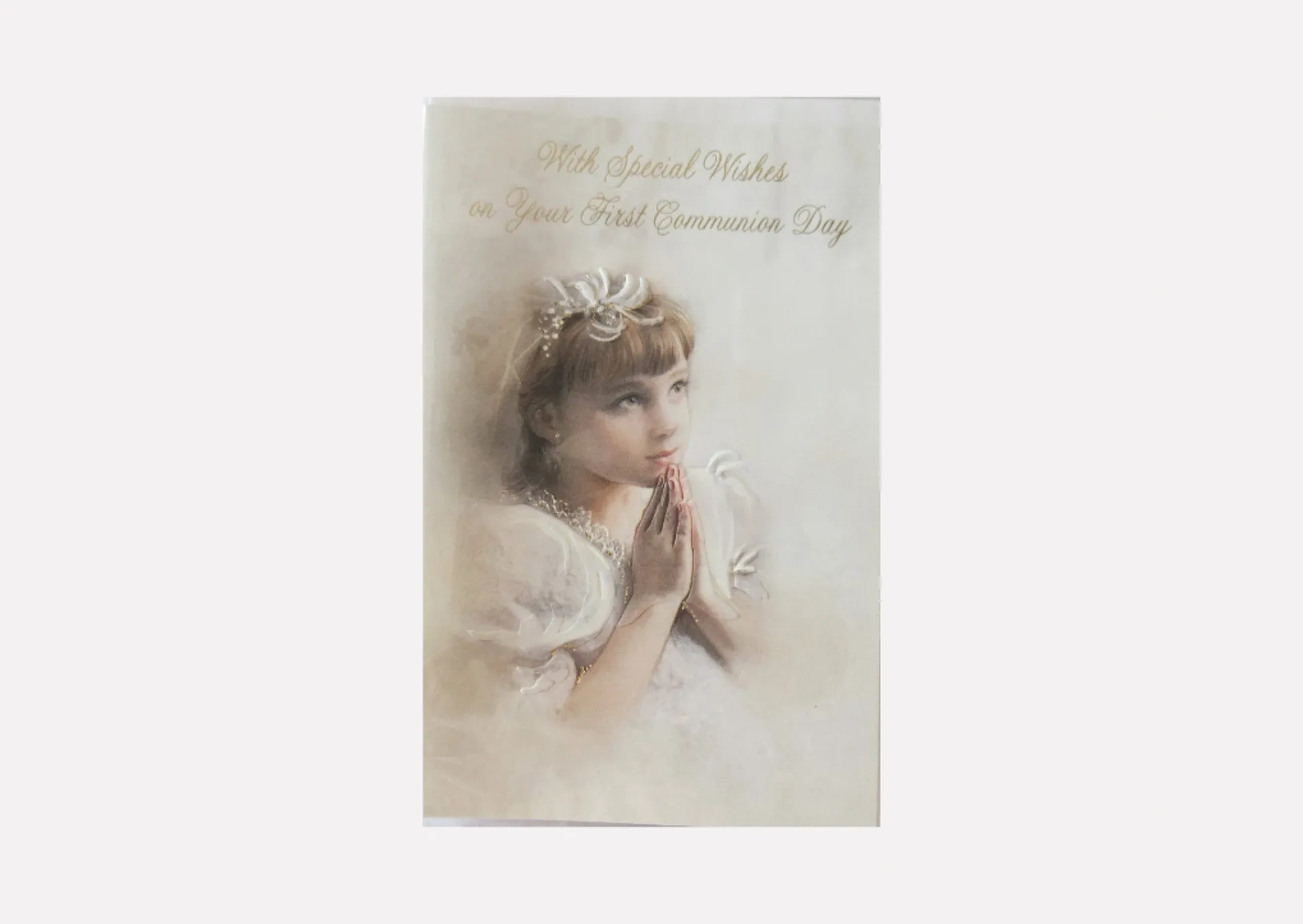 Girls' Communion Card