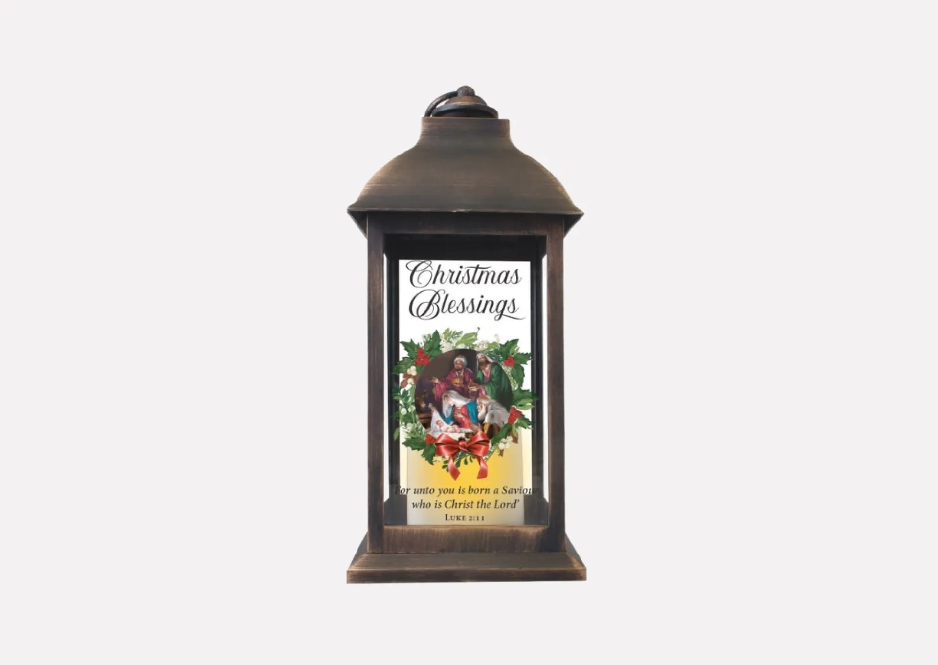 Christmas Blessings LED Candle