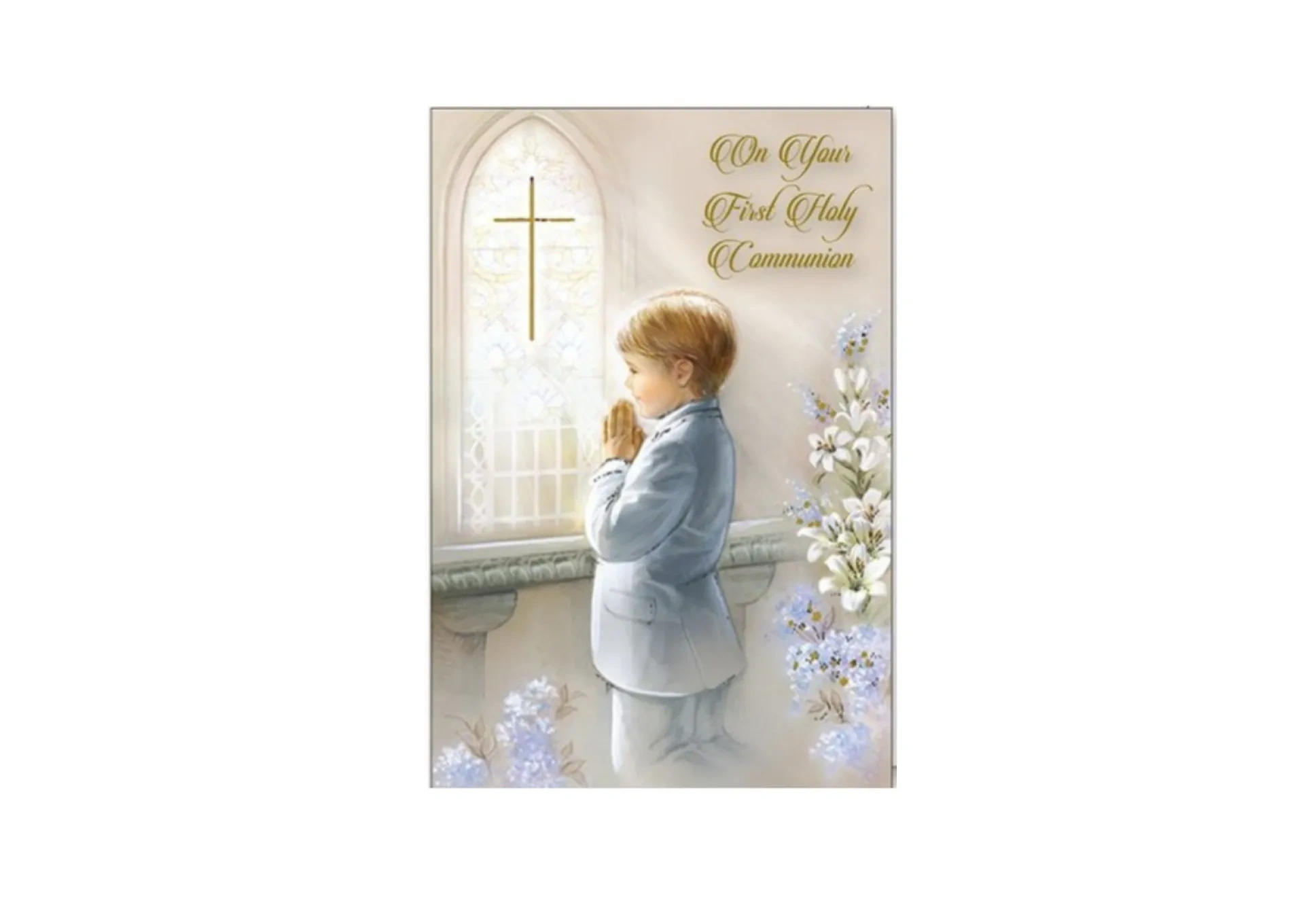 Boys Communion Card