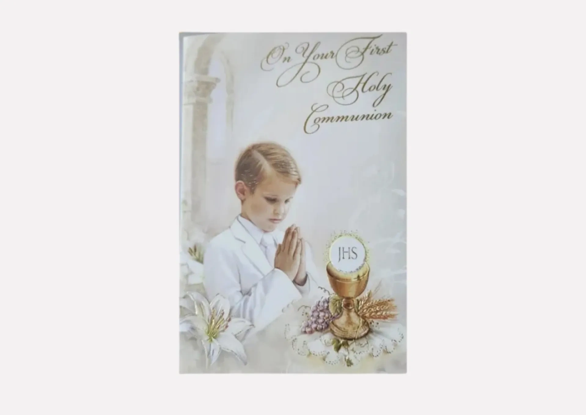 Boys Communion Card