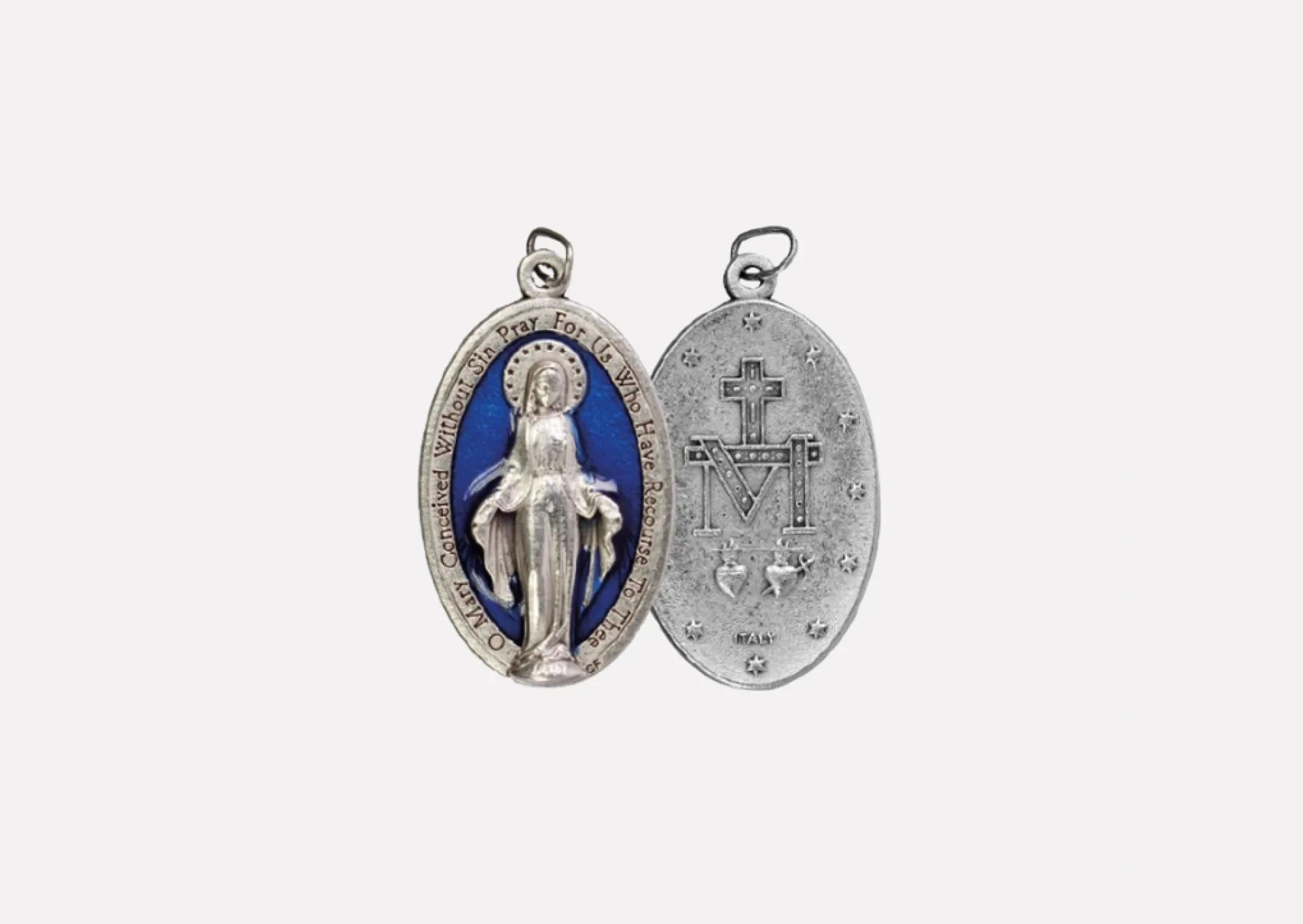 Miracolous Medal Blue
