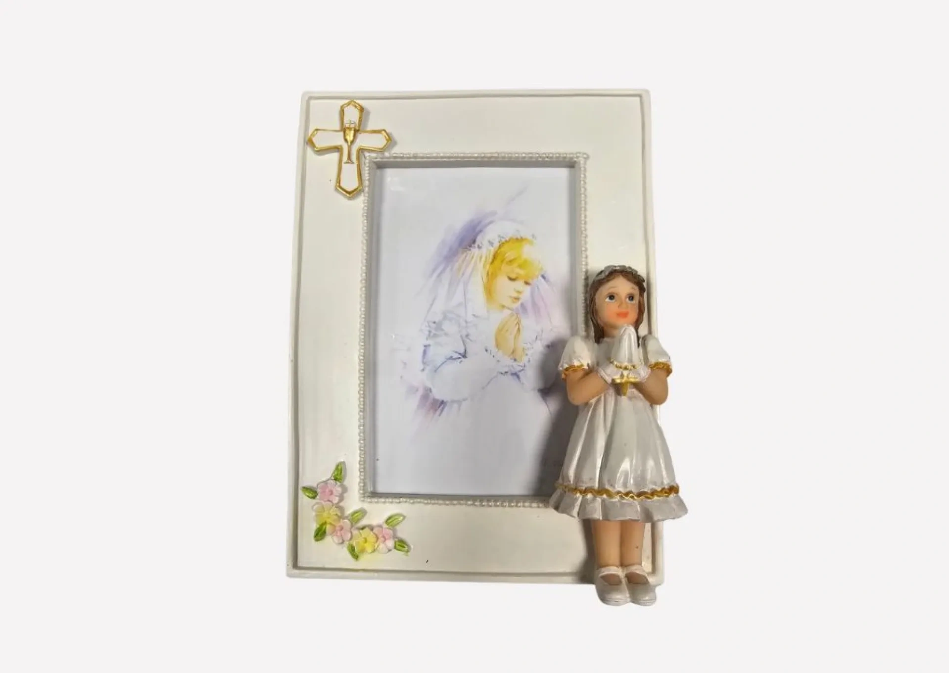Communion Resin Photo Frame For A Girl