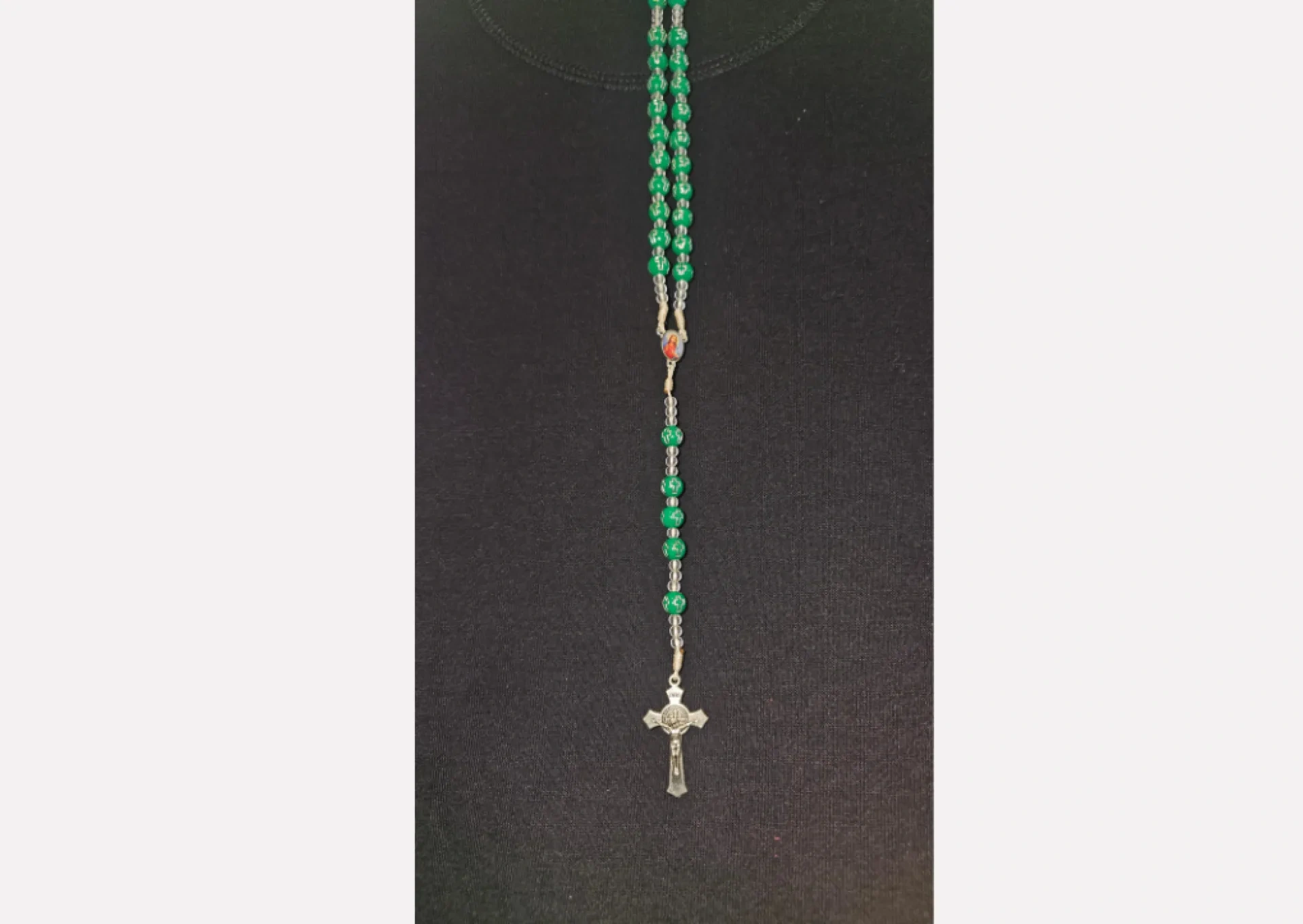 Ethiopian Green Cross Rosary