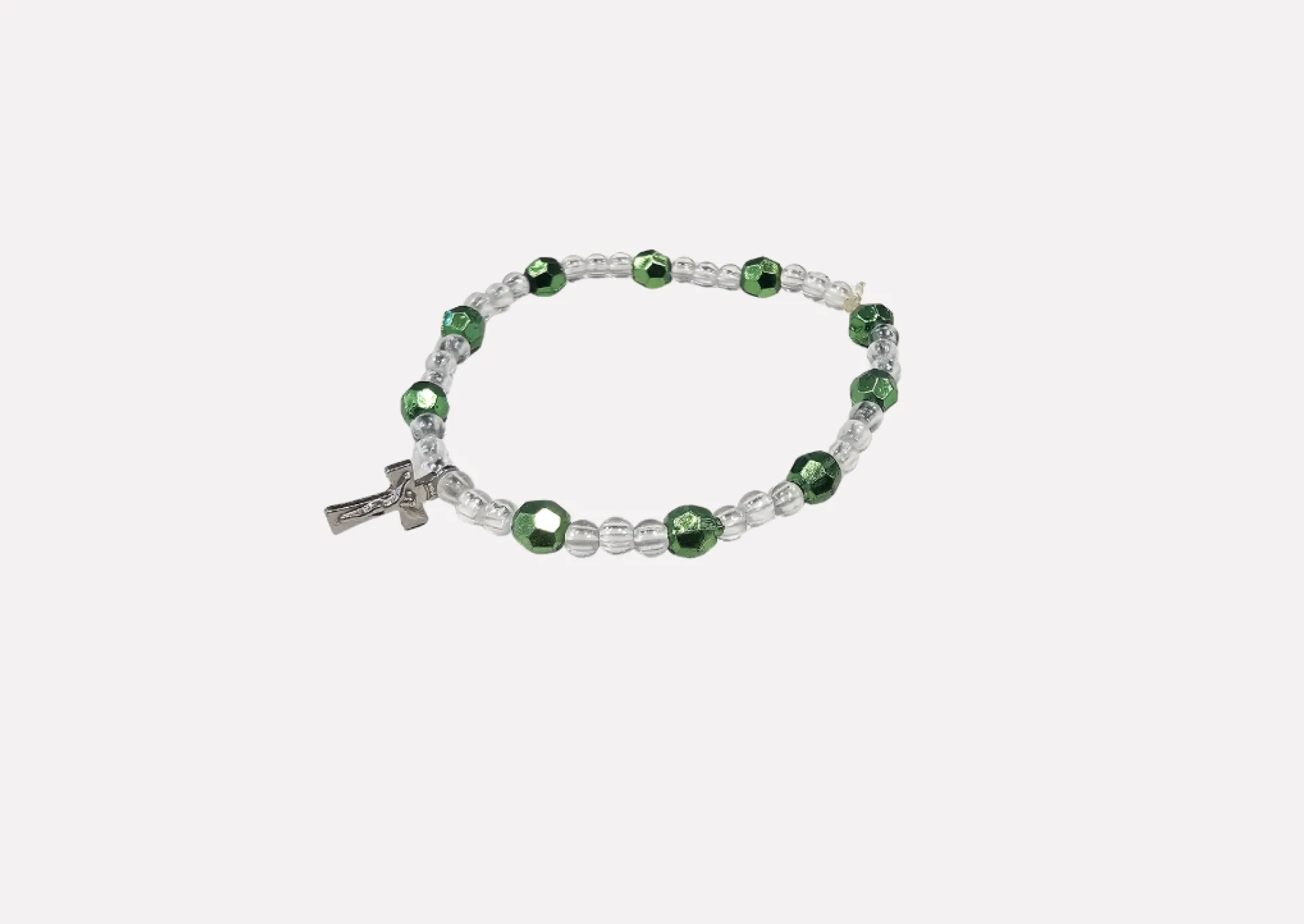 Green Ethiopian Rosary Bracelet