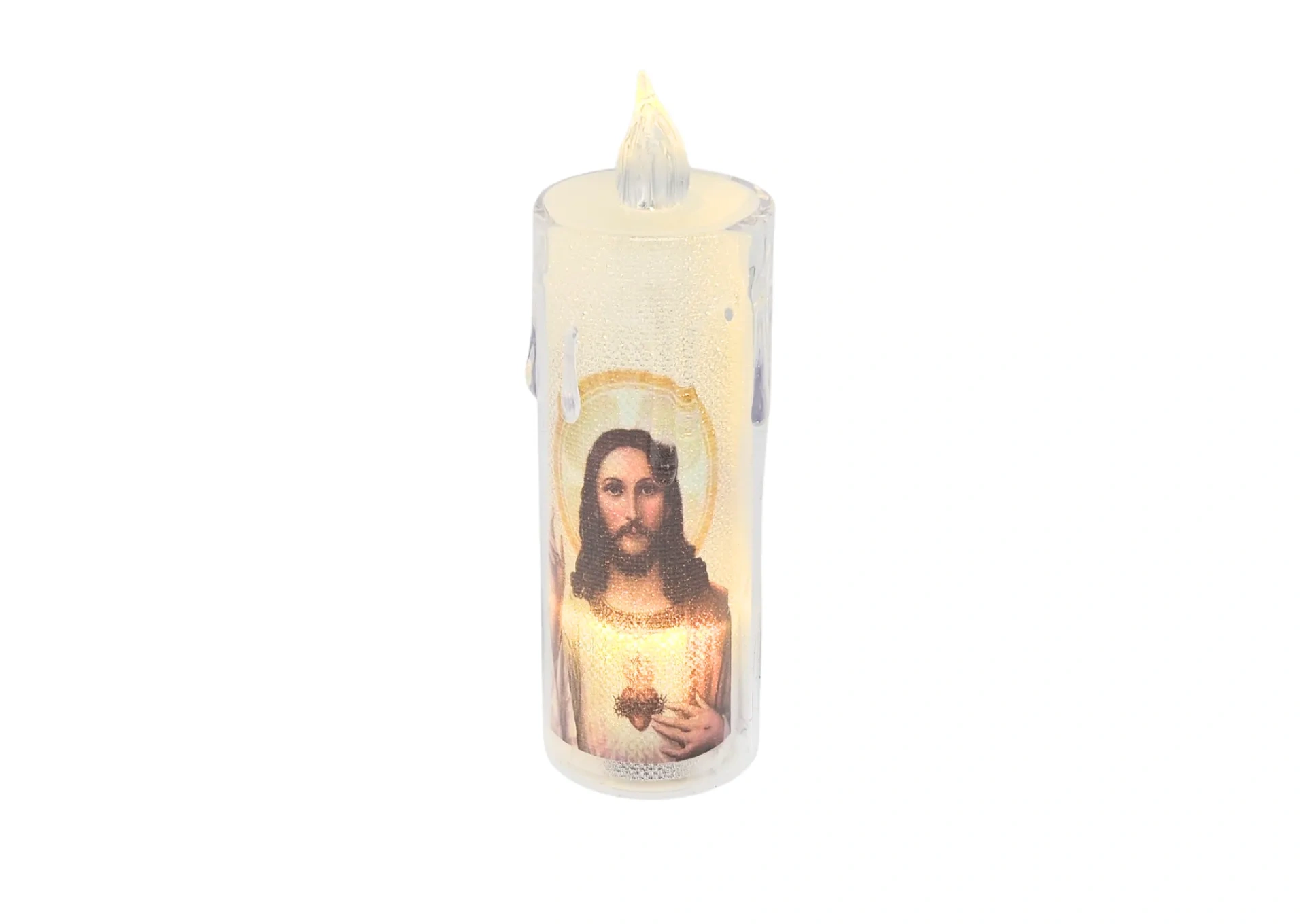 Sacred Heart of Jesus LED Candle