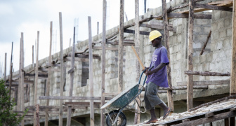 Building a church in Liberia