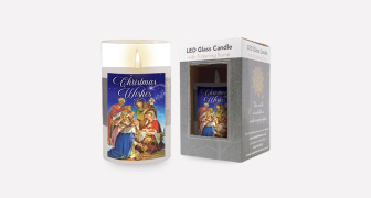 Christmas Wishes LED Candle