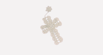 Crochet Cross Bookmark