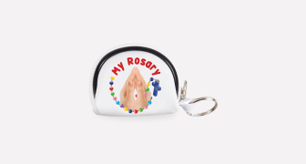 Childs Keyring Rosary Purse