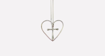Heart and Cross Pendant