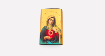 Sacred Heart of Mary Pocket Icon