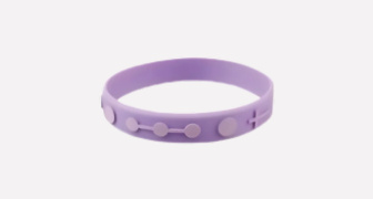 Purple Rosary Bracelet
