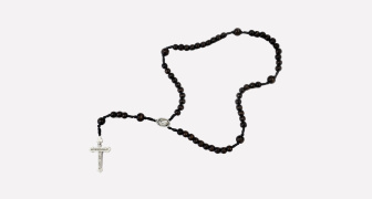 Ukrainian Brown Wooden Rosary