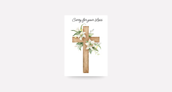 Sorry for your loss card
