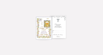 A Birthday Mass Bouquet Card