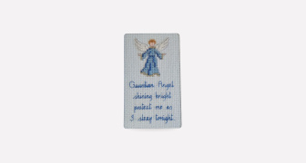 Blue Guardian Angel Card