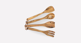 Olive Wood Kitchen Utensil Set