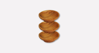 Olive Wood Bowls - Set of 3
