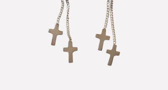 Chain Cross Earrings