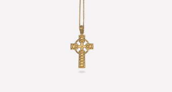 Gold Plated Celtic Cross