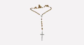 Jerusalem Olive Wood Rosary