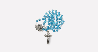 Notre Dame Aquamarine Rosary