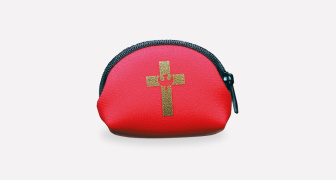Red Rosary Purse