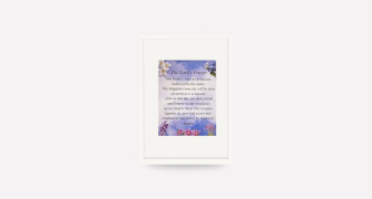 The Lords Prayer Framed Print