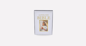 A Catholic Childs First Communion Bible - Girl