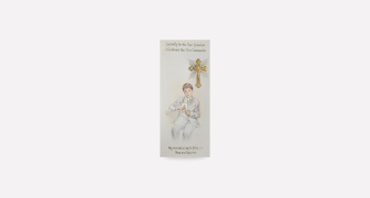First Communion Grandson Card