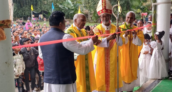 Inauguration Ceremony for a new church in India