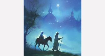 Journey to Bethlehem Christmas Card