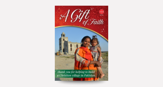 Gift of Faith charity donation Christmas card