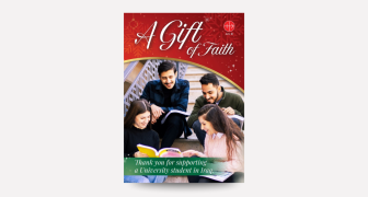 Gift of Faith charity donation Christmas card