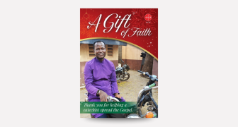 Gift of Faith charity donation Christmas card