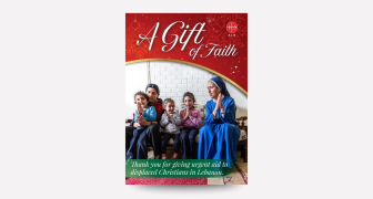 Gift of Faith charity donation Christmas card