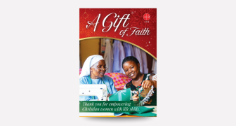 Gift of Faith charity donation Christmas card