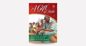 Gift of Faith charity donation Christmas card