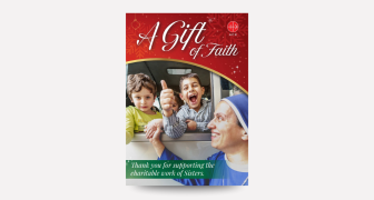 Gift of Faith charity donation Christmas card
