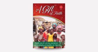 Gift of Faith charity donation Christmas card