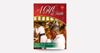 Gift of Faith charity donation Christmas card