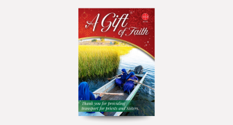 Gift of Faith charity donation Christmas card
