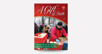 Gift of Faith charity donation Christmas card